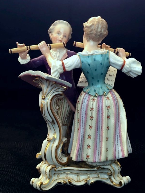 19TH CENTURY MEISSEN MUSICAL GROUP (1 of 5)