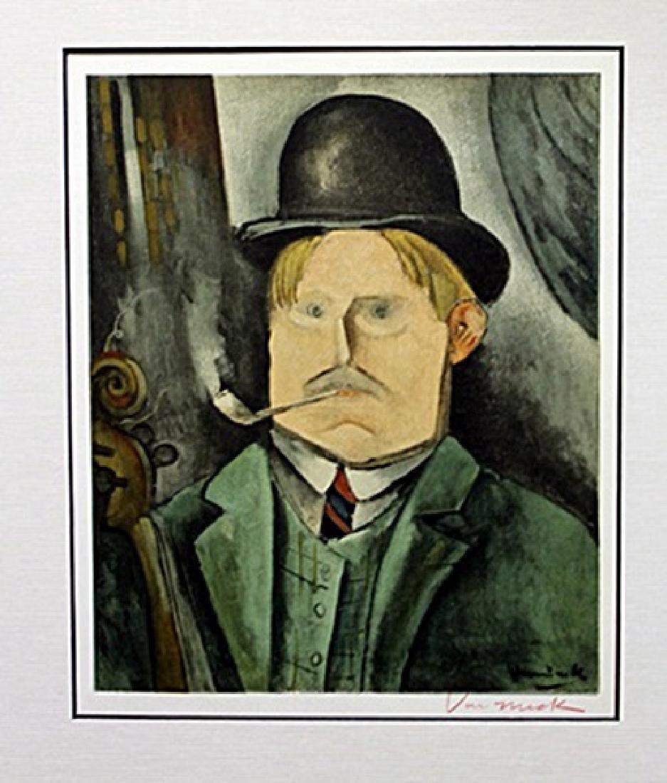 Maurice De Vlaminck - Lithograph: Lithograph by Maurice De Vlaminck. Maurice de Vlaminck was a French painter. Along with André Derain and Henri Matisse he is considered one of the principal figures in the Fauve movement, a group of