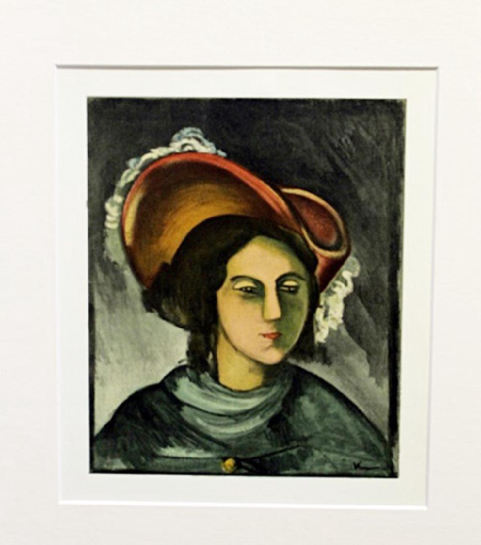 Madeleine - Maurice De Vlaminck - Lithograph: Lithograph by Maurice De Vlaminck. Maurice de Vlaminck was a French painter. Along with André Derain and Henri Matisse he is considered one of the principal figures in the Fauve movement, a group of