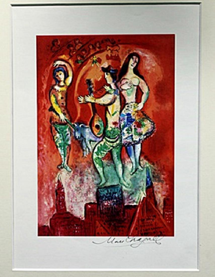 Marc Chagall - Signed Lithograph: Signed Lithograph - Marc Zakharovich Chagall was a Russian-French artist. An early modernist, he was associated with several major artistic styles and created works in virtually every artistic format,