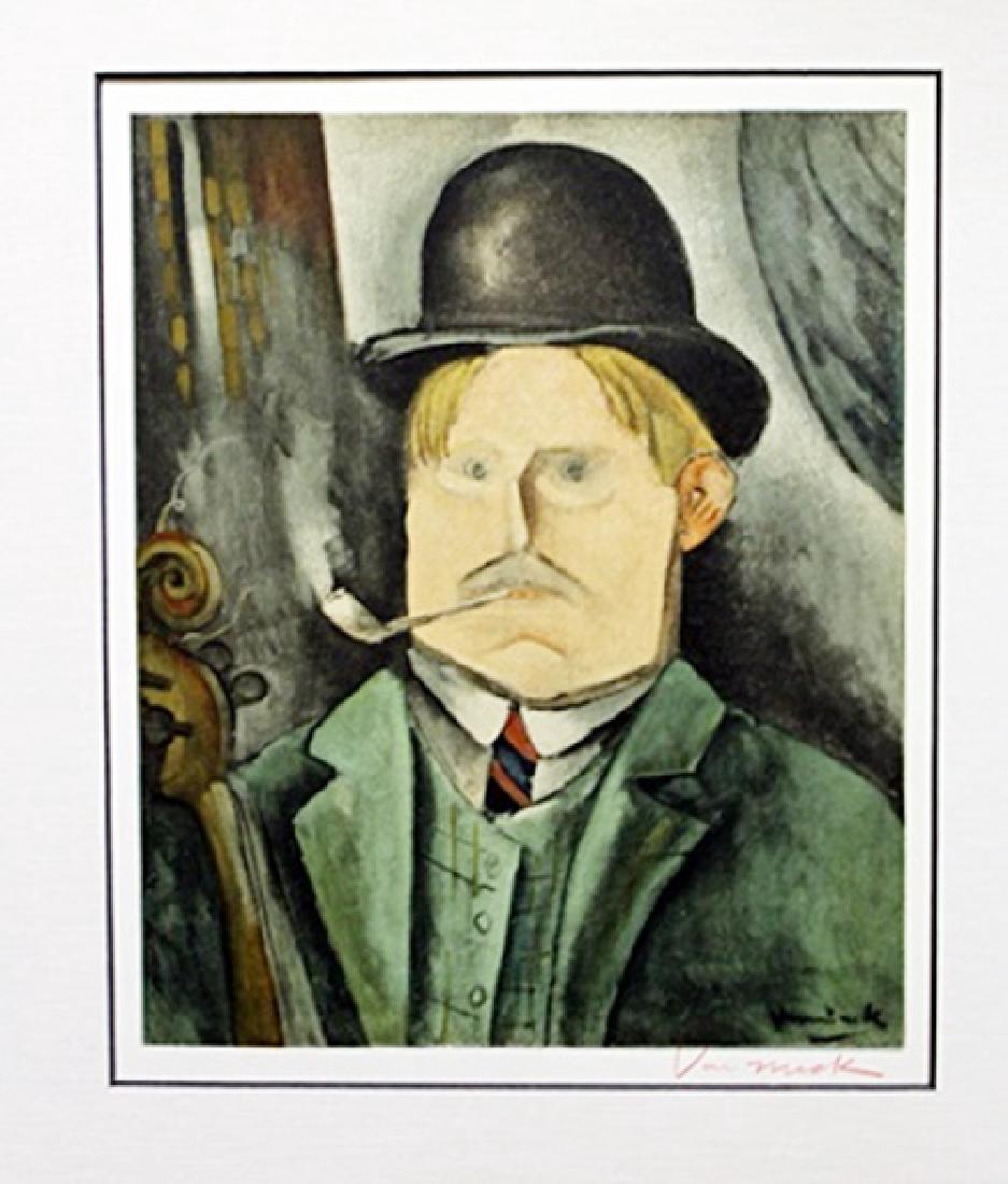 Maurice De Vlaminck - Lithograph: Lithograph by Maurice De Vlaminck. Maurice de Vlaminck was a French painter. Along with André Derain and Henri Matisse he is considered one of the principal figures in the Fauve movement, a group of