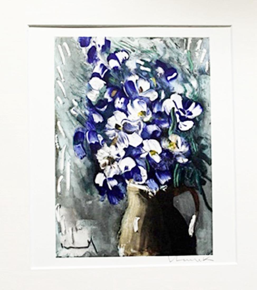 Flowers - Maurice De Vlaminck - Lithograph: Lithograph by Maurice De Vlaminck. Maurice de Vlaminck was a French painter. Along with André Derain and Henri Matisse he is considered one of the principal figures in the Fauve movement, a group of