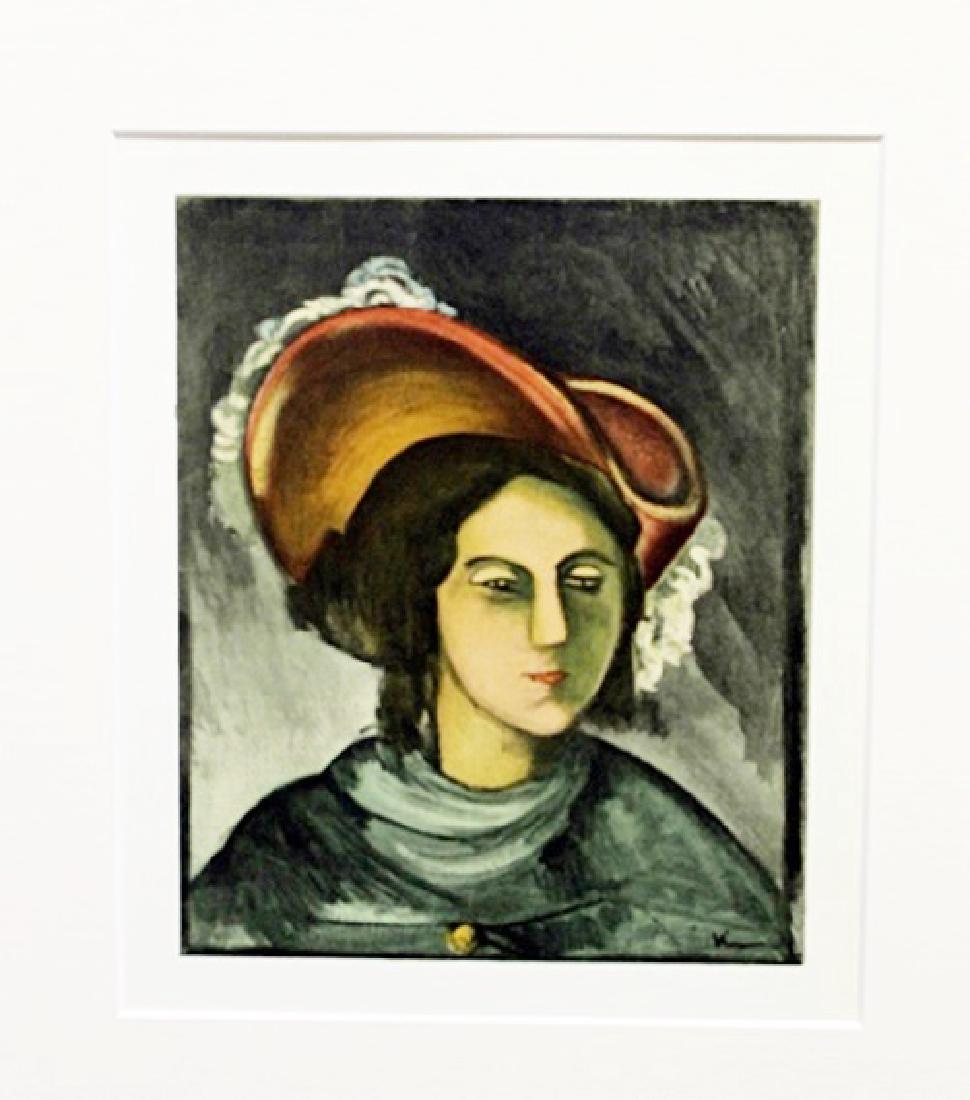 Madeleine - Maurice De Vlaminck - Lithograph: Lithograph by Maurice De Vlaminck. Maurice de Vlaminck was a French painter. Along with André Derain and Henri Matisse he is considered one of the principal figures in the Fauve movement, a group of