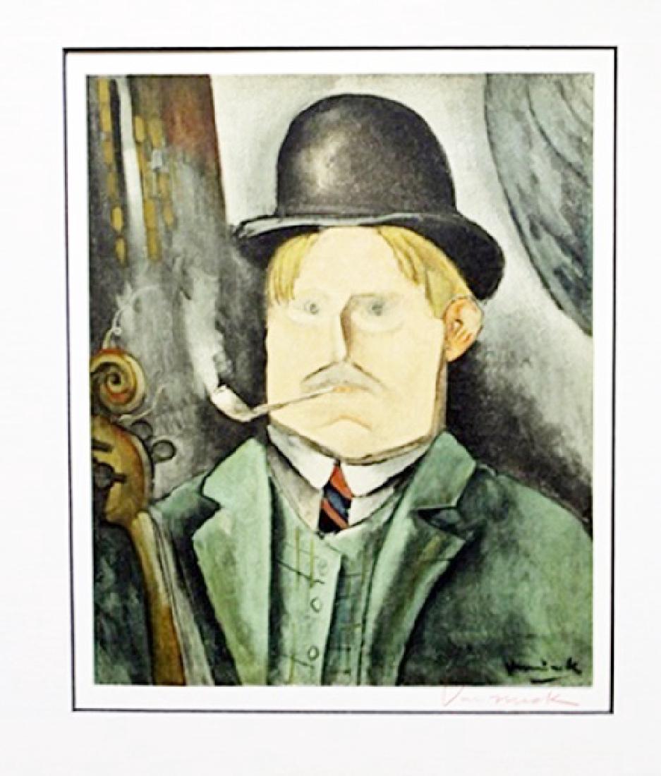 Maurice De Vlaminck - Lithograph: Lithograph by Maurice De Vlaminck. Maurice de Vlaminck was a French painter. Along with André Derain and Henri Matisse he is considered one of the principal figures in the Fauve movement, a group of