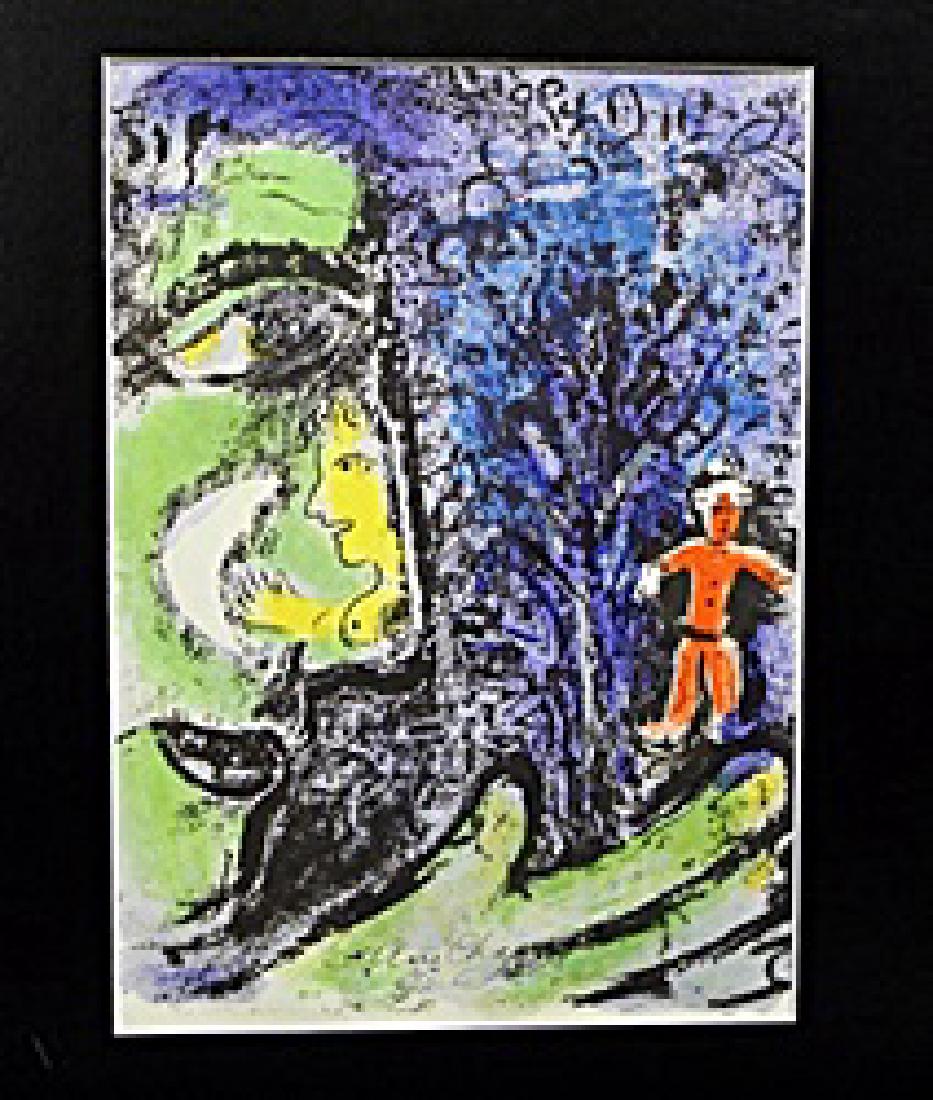 Marc Chagall - Signed Lithograph: Signed Lithograph - Marc Zakharovich Chagall was a Russian-French artist. An early modernist, he was associated with several major artistic styles and created works in virtually every artistic format,