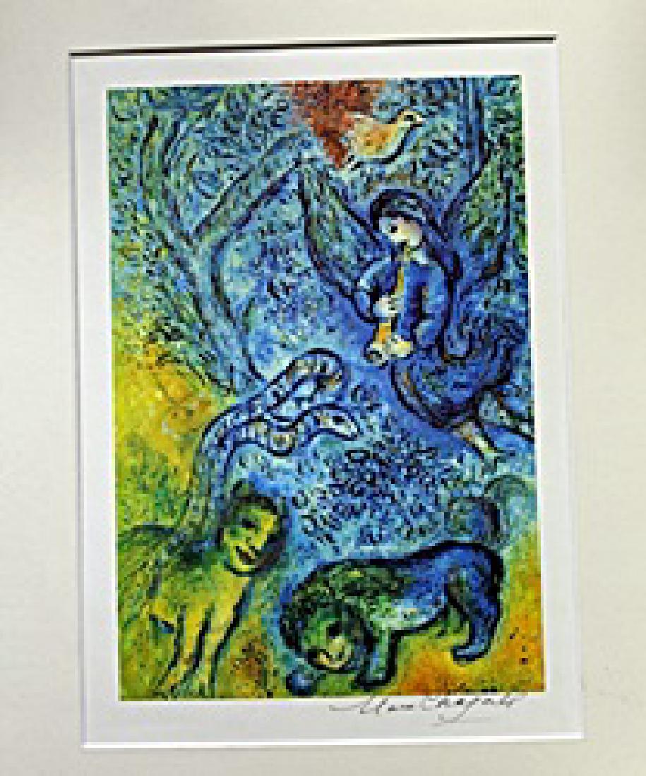 Marc Chagall - Signed Lithograph: Signed Lithograph - Marc Zakharovich Chagall was a Russian-French artist. An early modernist, he was associated with several major artistic styles and created works in virtually every artistic format,