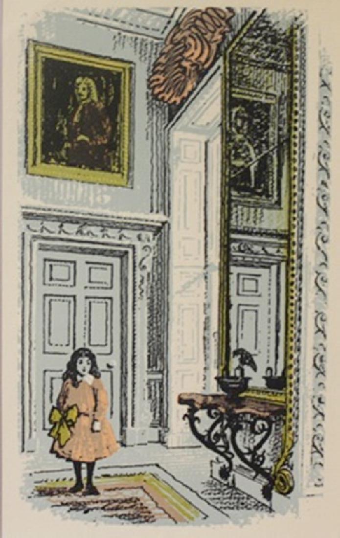 Home alone - Lithograph - legrand: Signed, authentic lithograph , approx. unframed size 7x5 .