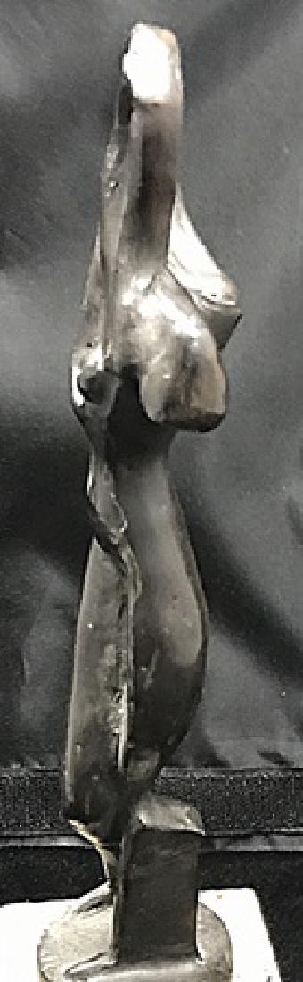 Bronze Sculpture - Alexander Archipenko: Old recast patina bronze sculpture Alexander Archipenko, bearing a signature in a limited edition. Bronze Sculpture on a Marble Base. Alexander Porfyrovych Archipenko was a Ukrainian-born American ava