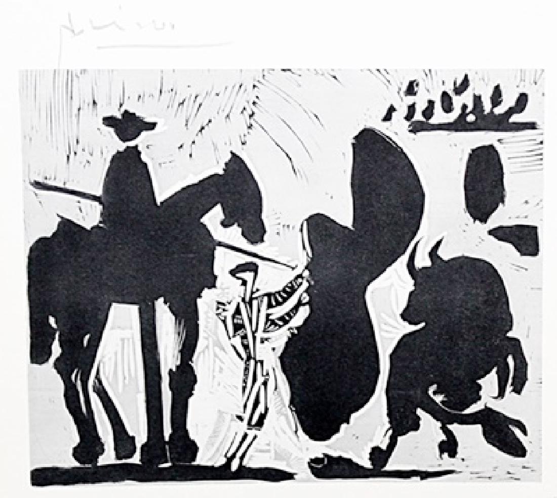 Signed Pablo Picasso - Drawing: Pablo Picasso bearing a signature. Pablo Picasso, was a Spanish painter, sculptor, printmaker, ceramicist, stage designer, poet and playwright who spent most of his adult life in France.