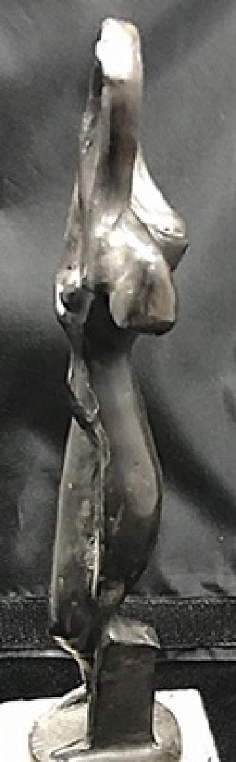 Bronze Sculpture - Alexander Archipenko: Old recast patina bronze sculpture Alexander Archipenko, bearing a signature in a limited edition. Bronze Sculpture on a Marble Base. Alexander Porfyrovych Archipenko was a Ukrainian-born American ava