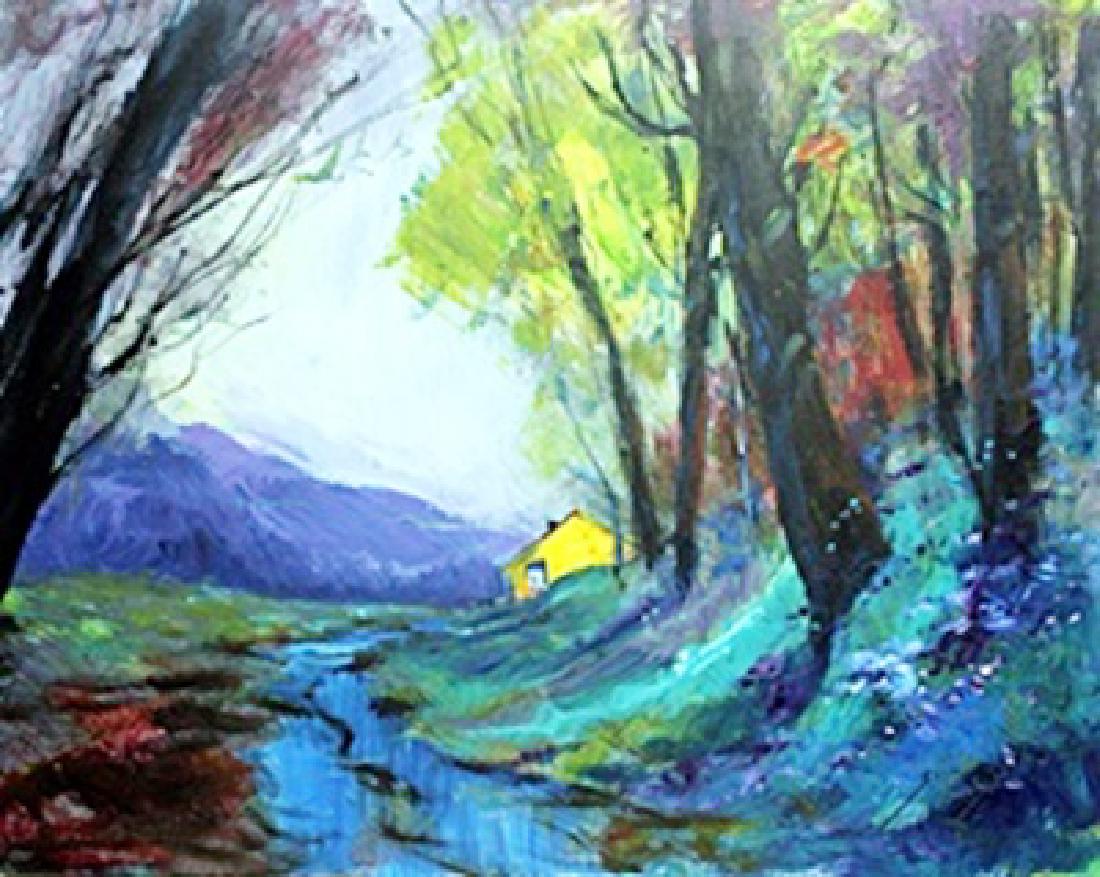 Original Oil Painting on Canvas - Michael Schofield: Original, Untitled, Oil Painting on Canvas, Double Signed, Michael Schofield , Size 30" x 24" In.Overall Condition: Excellent, Item comes on Stretcher Bars unless requested to be shipped in a MailingT