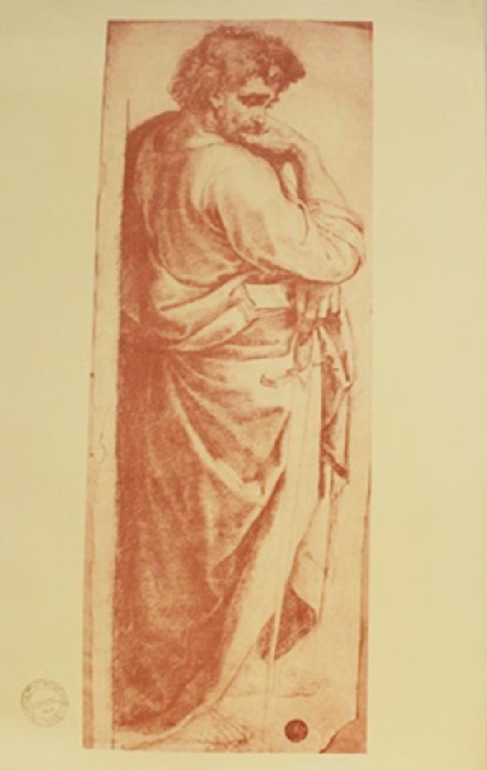 Museum Lithograph: Authentic Museum Lithograph; Bearing a Museum Stamp(s); Size Approx. 17" x 11" In. Printed in the late 1800's to early 1900's. One of the remaining images left from a flood that destroyed the Museum i