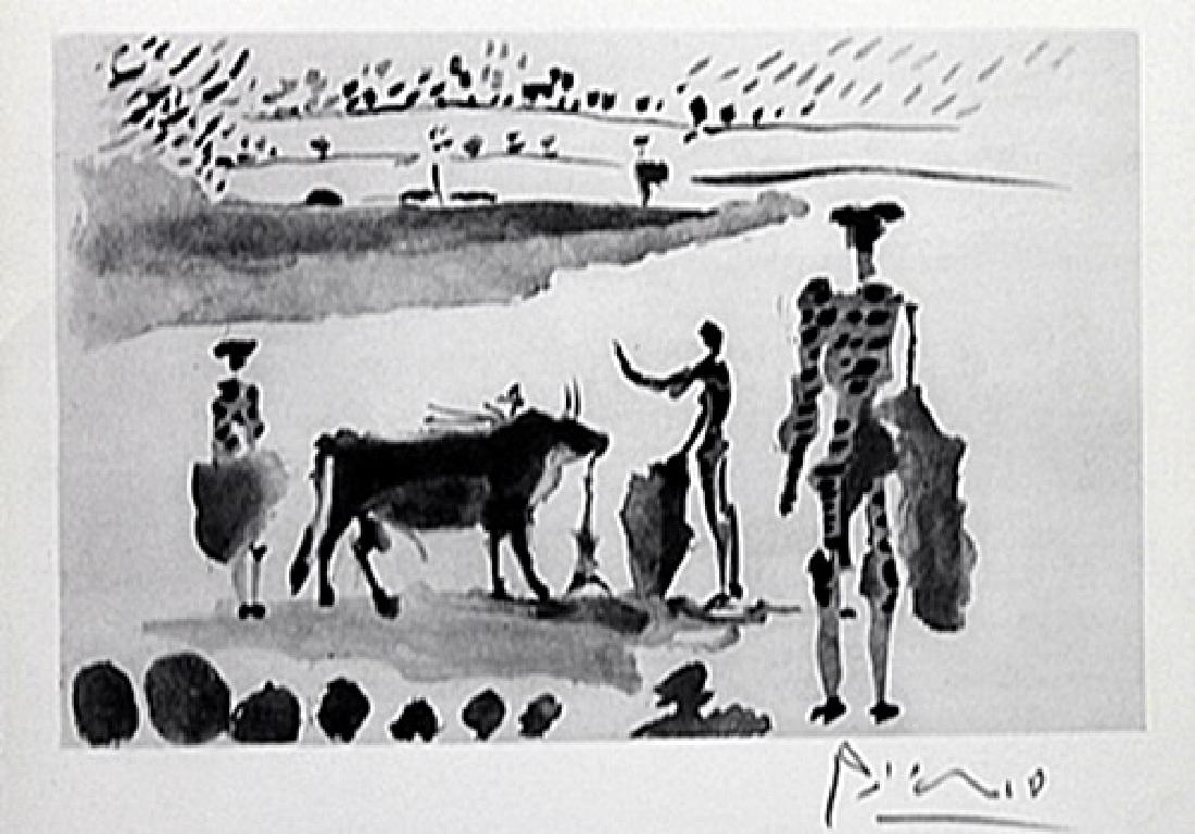 Signed Pablo Picasso - Drawing: Pablo Picasso bearing a signature. Pablo Picasso, was a Spanish painter, sculptor, printmaker, ceramicist, stage designer, poet and playwright who spent most of his adult life in France.
