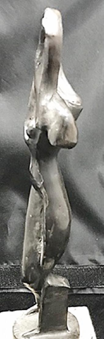 Bronze Sculpture - Alexander Archipenko: Old recast patina bronze sculpture Alexander Archipenko, bearing a signature in a limited edition. Bronze Sculpture on a Marble Base. Alexander Porfyrovych Archipenko was a Ukrainian-born American ava