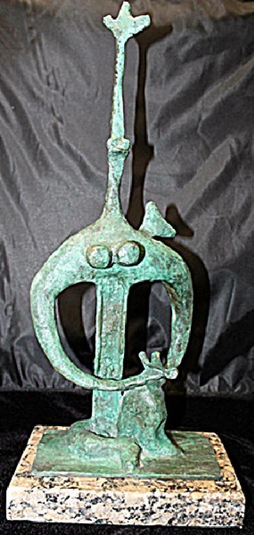 Signed Limited Edition Bronze Lipchitz: Old recast patina bronze sculpture Jacques Lipchitz, bearing a signature in a limited edition. Dimensions approx 21 x 10 x 7.