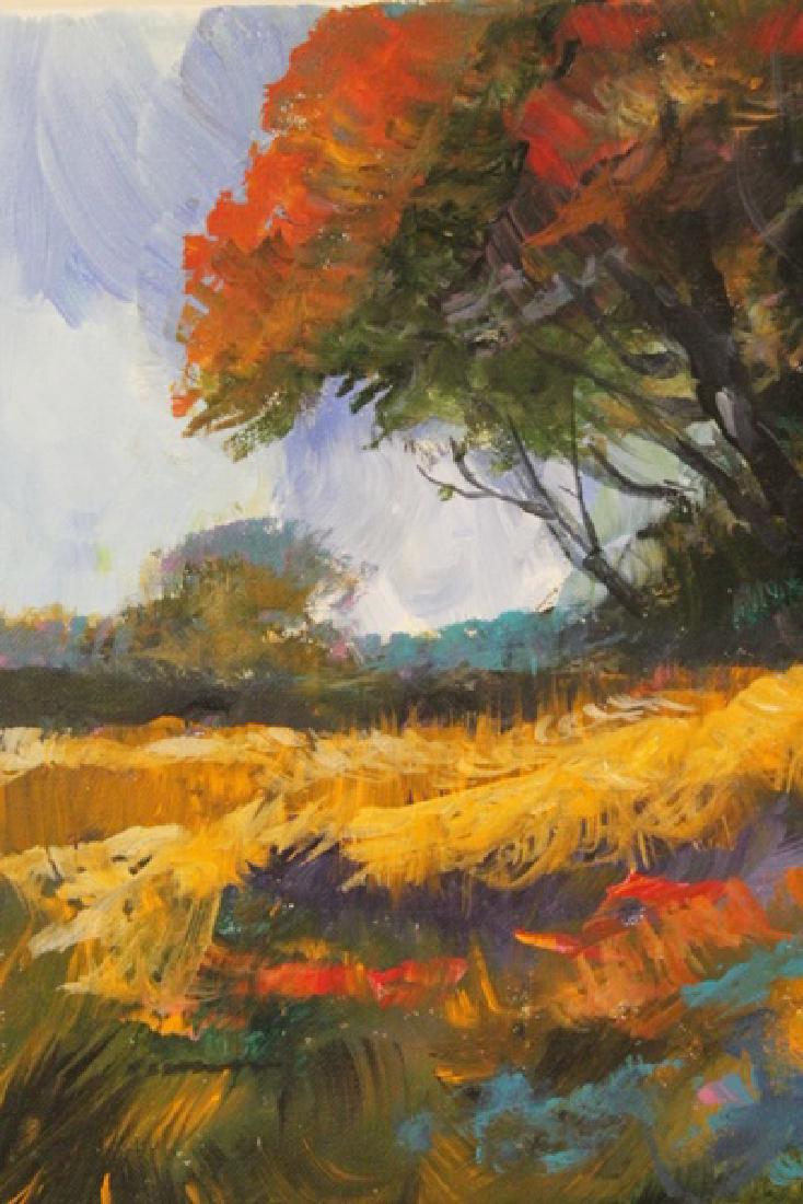 "GOLDEN LIGHT" BY MICHAEL SCHOFIELD: ORIGINAL OIL ON CANVAS. Schofield was born in Florida 1947, but his family moved to California that same year. He began to paint and study watercolor in high school. Like most teenage boys, he was at