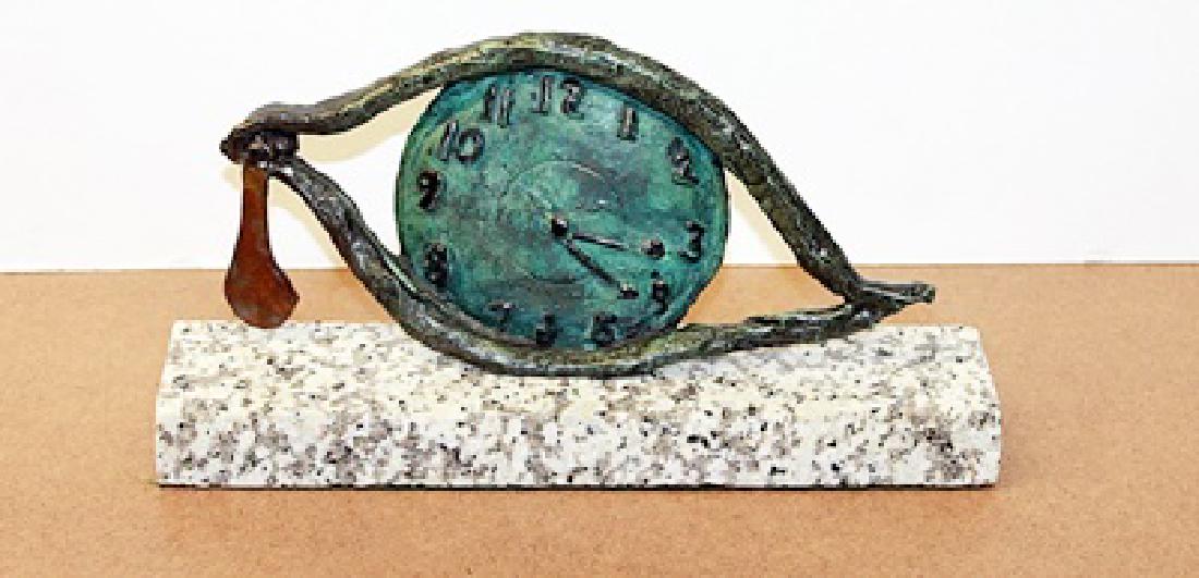 Bronze Sculpture - Salvador Dali: In our opinion a work from the artist’s model, originating in his circle and cast during his lifetime or shortly thereafter, in the manner of Salvador Dali, Bronze Sculpture on a Marble Base. Salvad