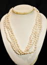 Baroque Ivory Color Pearl Necklace