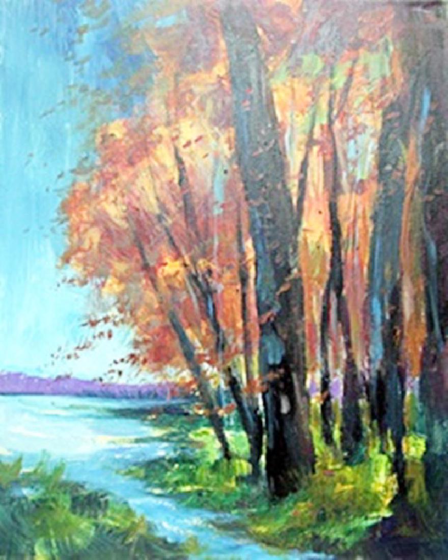 Original Oil Painting on Canvas - Michael Schofield: Original, Untitled, Oil Painting on Canvas, Double Signed, Michael Schofield , Size 30" x 24" In.Overall Condition: Excellent, Item comes on Stretcher Bars unless requested to be shipped in a MailingT