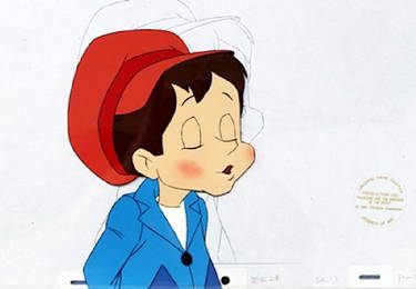 Hand Painted Production Cel