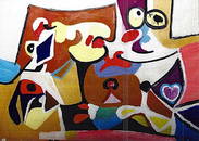 Composition - Arshile Gorky - Oil On Paper