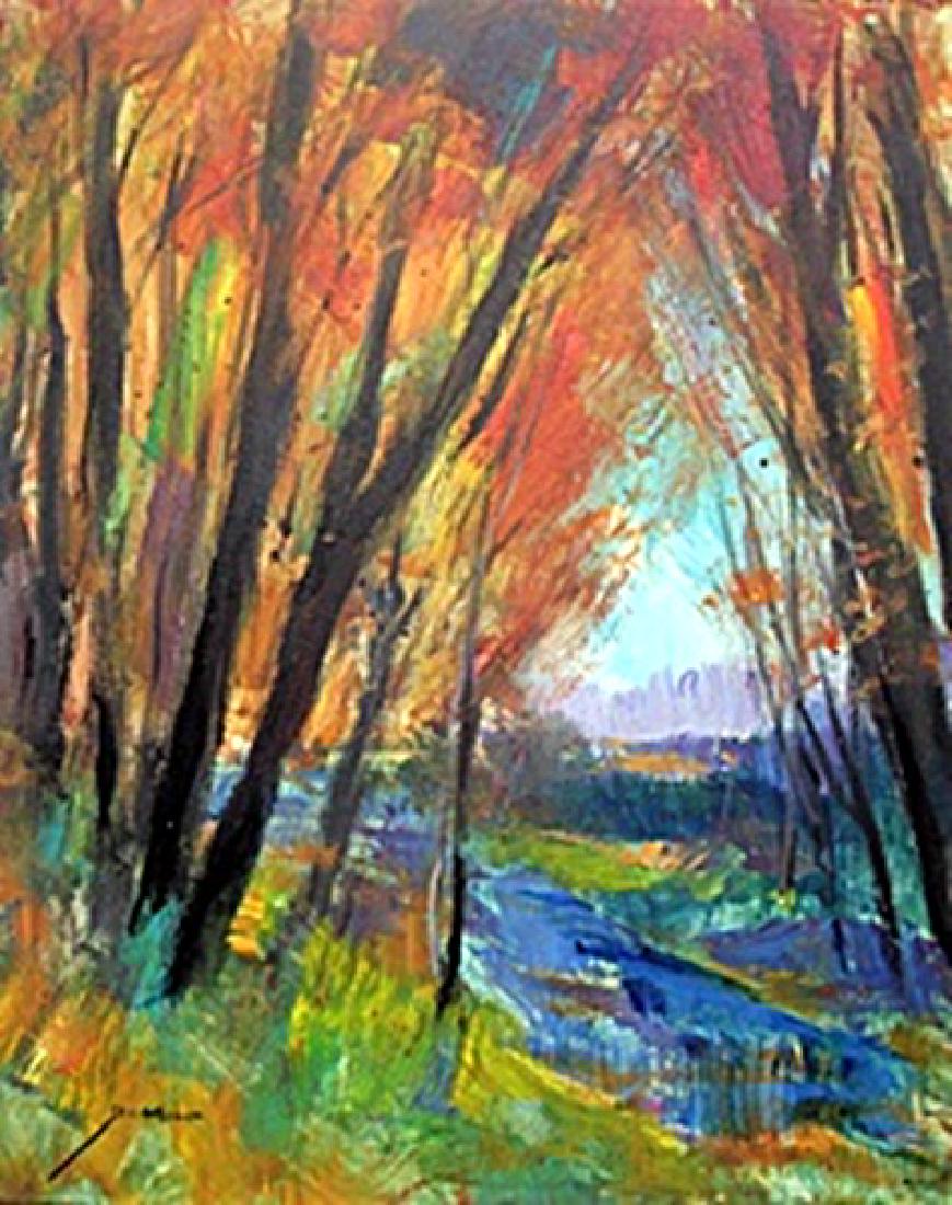 Original Oil Painting on Canvas - Michael Schofield: Original, Untitled, Oil Painting on Canvas, Double Signed, Michael Schofield , Size 30" x 24" In.Overall Condition: Excellent, Item comes on Stretcher Bars unless requested to be shipped in a MailingT