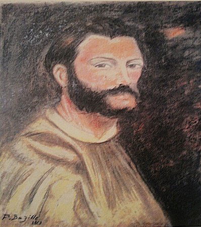 Frederic Bazille - Self Portrait: in the manner of Frederic Bazille "Self Portrait" Pastel on paper circa. 1868, private collection Approx. 19x13in. in the manner of Frederic Bazille was a French painter who helped found the Impressio