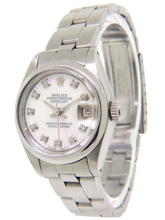 Women's DateJust Rolex: Product Specifications Manufacturer Rolex Model Name Datejust Model Number 6917 Gender Women's Circa 1980 Condition Pre-Owned, Very Good Condition, Polished and Overhauled (Full Serviced) Case Stainle