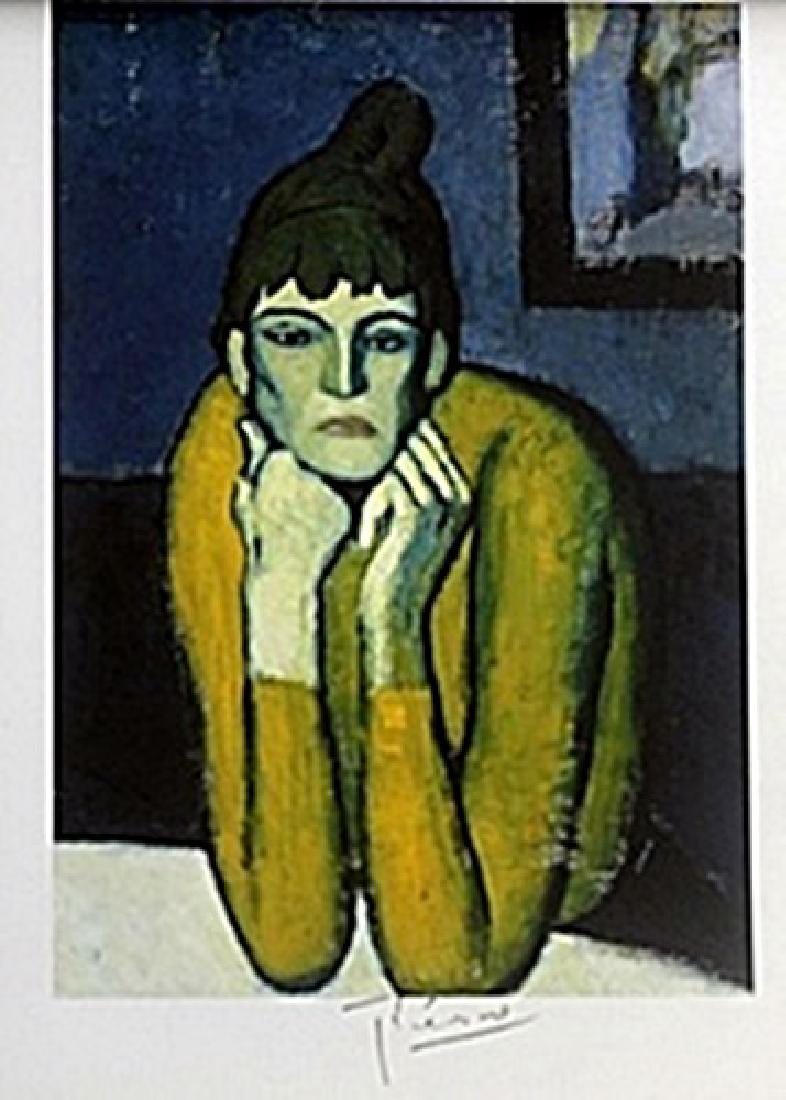 Lithograph Pablo Picasso: authentic lithograph Pablo Picasso, signed, size approx. 12 x 9 in. Pablo Picasso (October 25th 1881 - April 8th 1973), also known as Pablo Ruiz y Picasso, was singular in the art world. Not only did