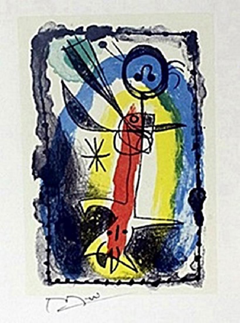 Print "XXE" Joan Miro: Print "XXE" Joan Miro signed, size approx. 12 x 10 in. Joan Miro, (04/20/1893 - 12/25/1973) Was Catalan Spanish Painter, Sculptor and ceramicist born in Barcelona. He has been a significant influence