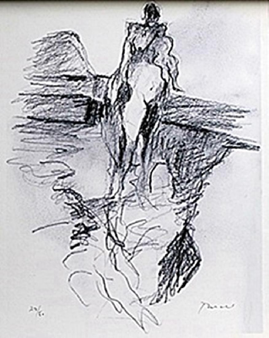 Lithograph William Brice: authentic lithograph William Brice, signed, size approx. 14 x 11 in.