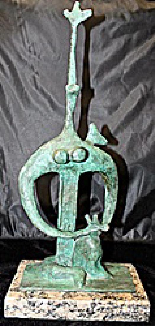 Signed Limited Edition Bronze Lipchitz: Old recast patina bronze sculpture Jacques Lipchitz, bearing a signature in a limited edition. Dimensions approx 21 x 10 x 7.