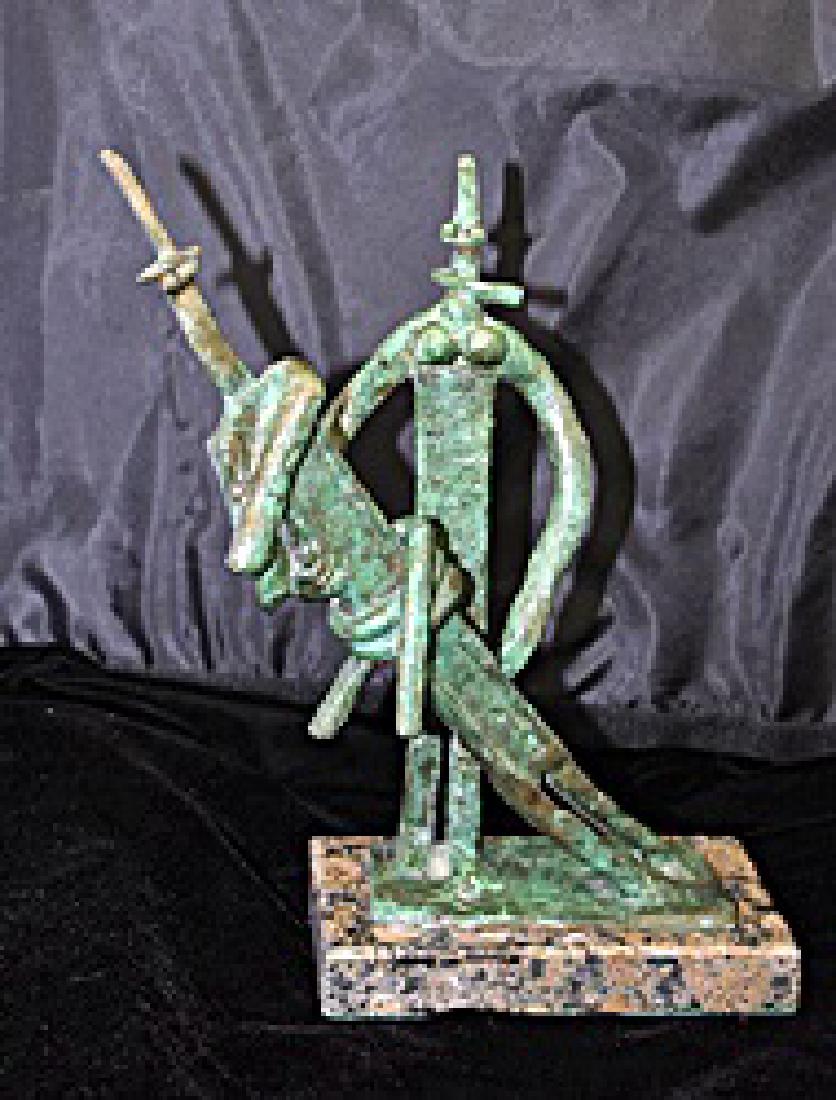 Signed Limited Edition Bronze Lipchitz: Old recast patina bronze sculpture Jacques Lipchitz, bearing a signature in a limited edition. Dimensions approx 9 x 12 x 7.