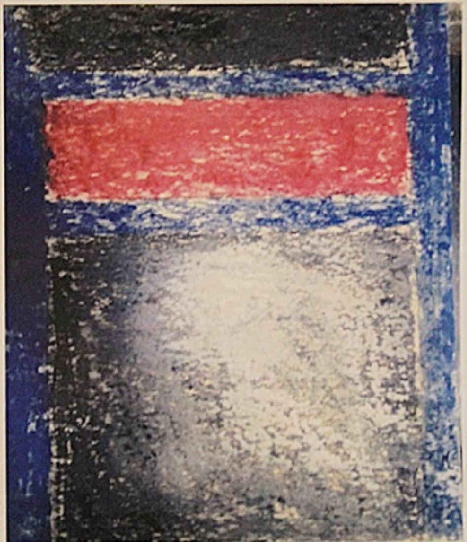 Mark Rothko - NO. 40: In the manner of Mark Rothko "NO. 40" pastel on paper circa. 1955, private collection approx. 19x13in. A prominent figure among the New York School painters, In the manner of Mark Rothko moved through