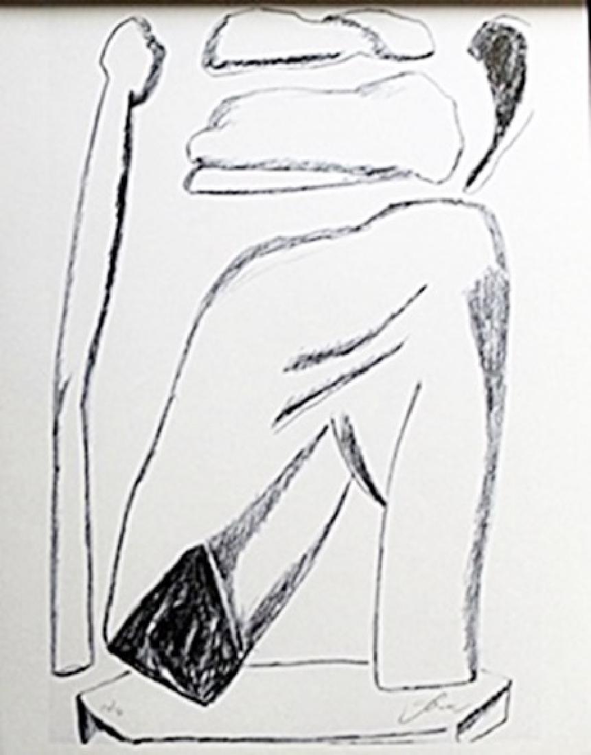 Lithograph William Brice: authentic lithograph William Brice, signed, size approx. 14 x 11 in.