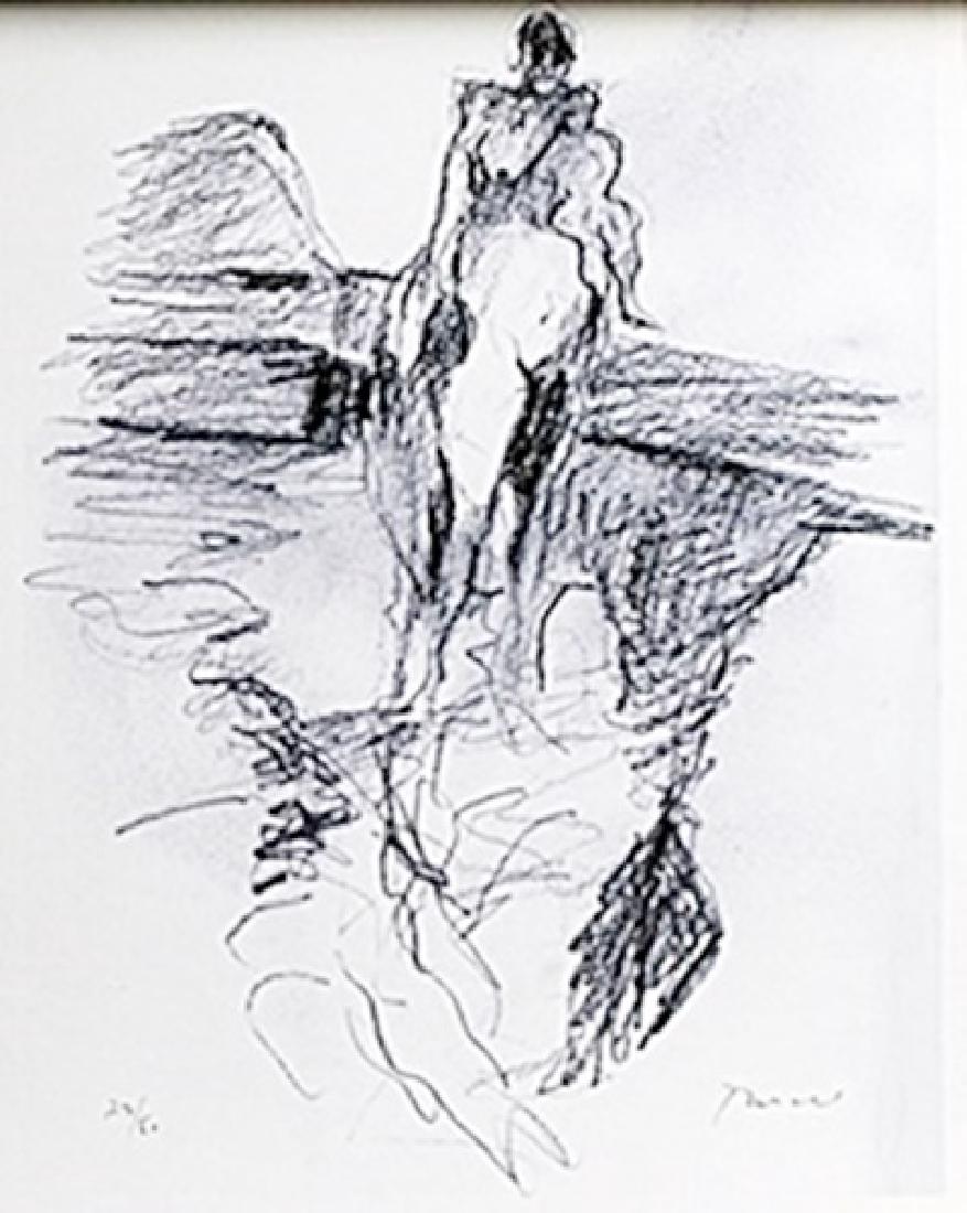 Lithograph William Brice: authentic lithograph William Brice, signed, size approx. 14 x 11 in.