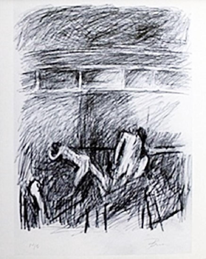 Lithograph William Brice: authentic lithograph William Brice, signed, size approx. 14 x 11 in.