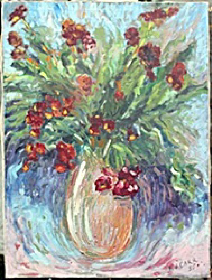 Pastel Painting on Paper by Edouard Manet: Hand Signed, Pastel Painting on Paper, Size Approx. 20" x 14" in.