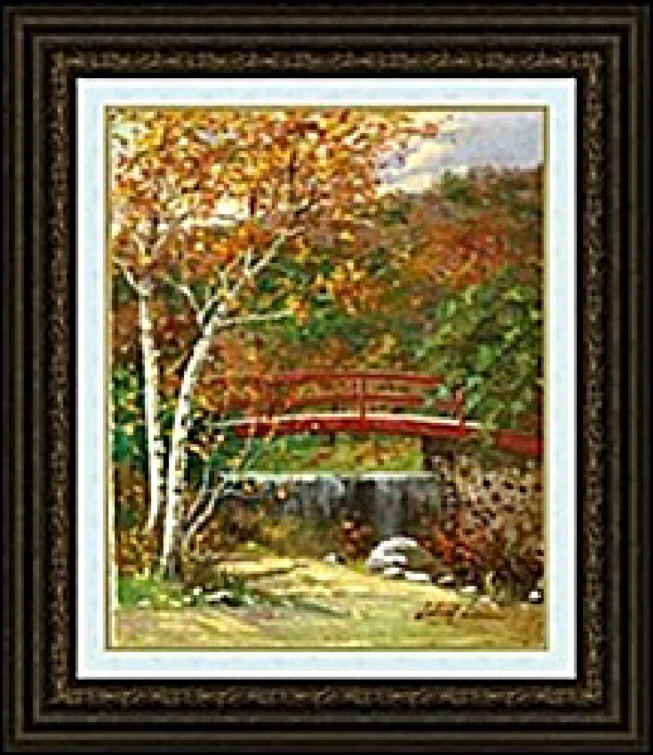 Oil Painting on Wood By Eugene. Boudin: Oil Painting on Wood, Hand Signed by the artist, Size Approx 9" x 8" in.