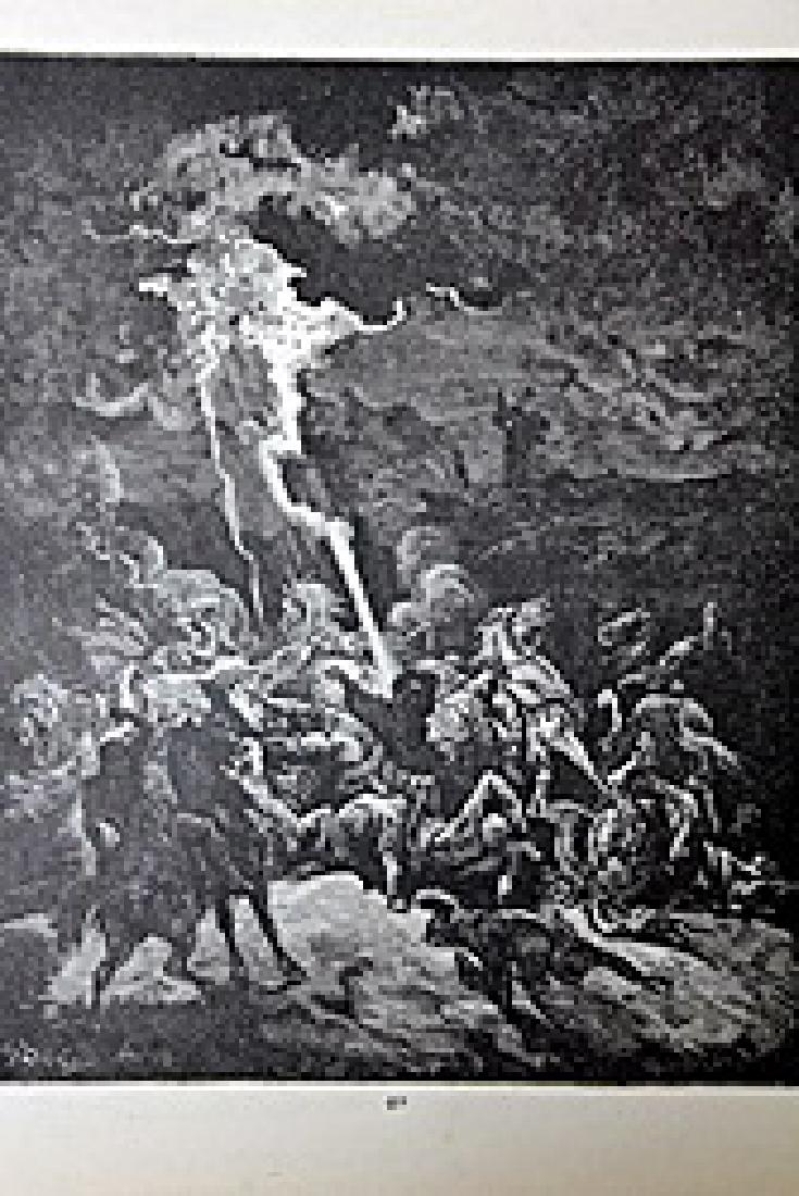 The Dore Bible Gallery "Elijah Destroying the: From The Dore Bible Gallery containing one hundred superb illustrations. By Gustave Dore born in the city of Strasburg, January 10, 1833.