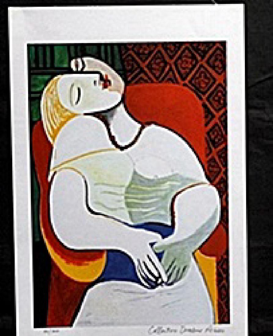 Lithograph William Brice: authentic lithograph William Brice, signed, size approx. 14 x 11 in.