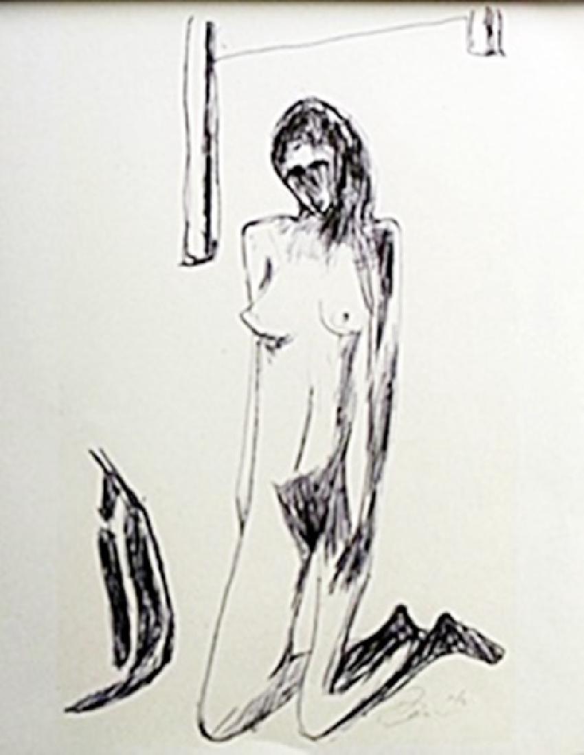 Lithograph William Brice: authentic lithograph William Brice, signed, size approx. 14 x 11 in.