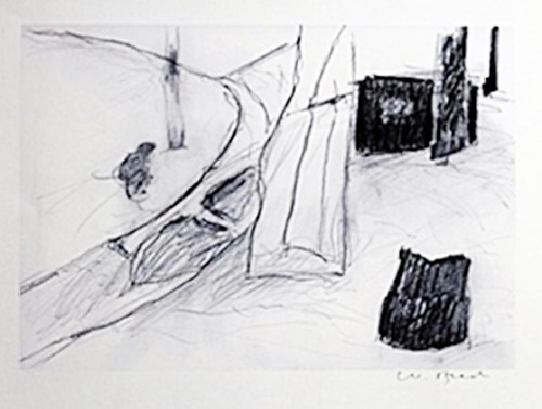 Lithograph William Brice: authentic lithograph William Brice, signed, size approx. 11 x 14 in.