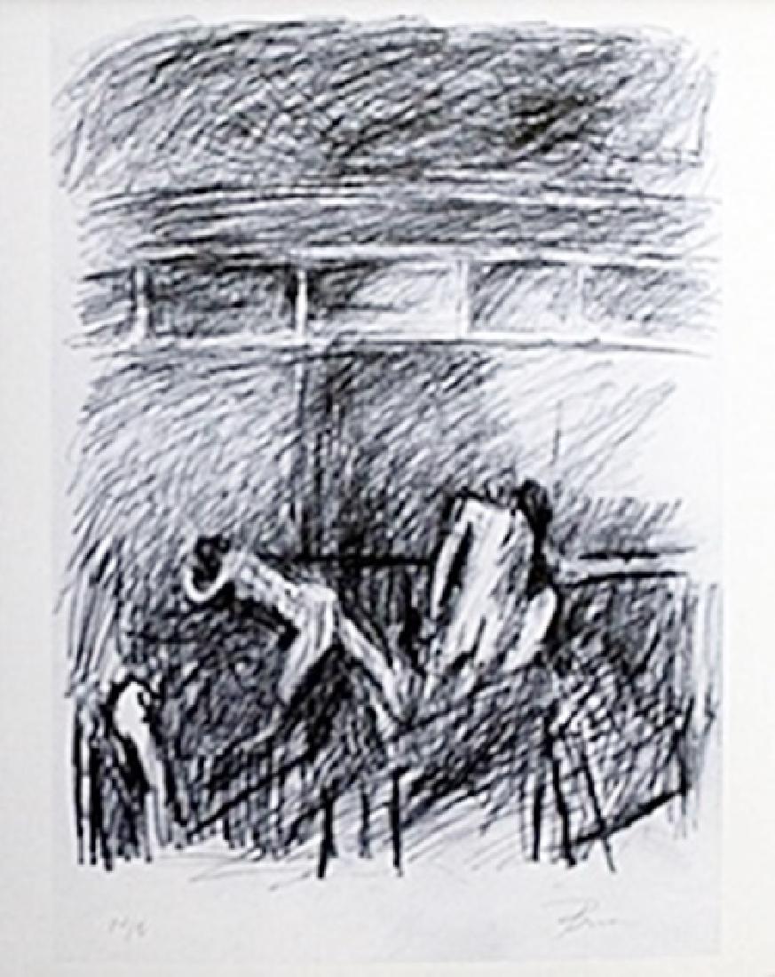 Lithograph William Brice: authentic lithograph William Brice, signed, size approx. 14 x 11 in.