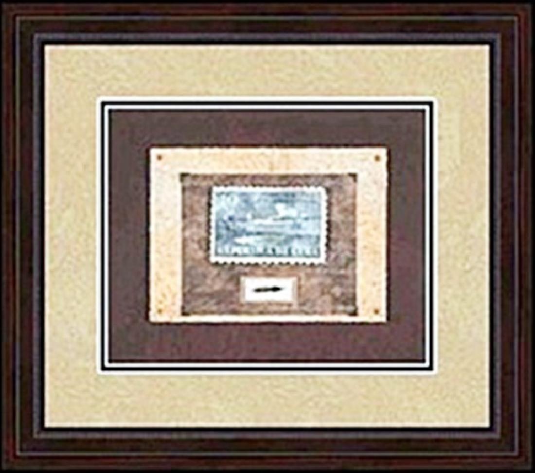 REPUBLICA DE CUBA DAVID MARTIN: authentic lithograph , IMAGE SIZE: 10X8", FRAMED; 16 15/16X14 15/16"