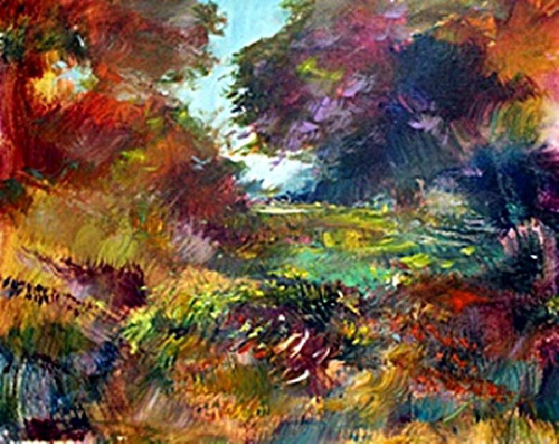 The Clearing by Michael Schofield: Original, Hand Painted Oil Painting on Canvas, signed , Size Approx. 30 x 24In