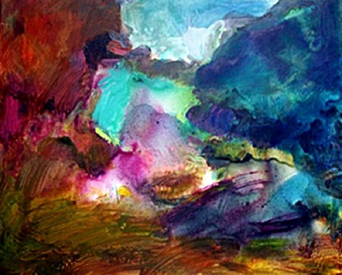 DreamScape by Michael Schofield: Original, Hand Painted Oil Painting on Canvas, signed , Size Approx. 30 x 24In