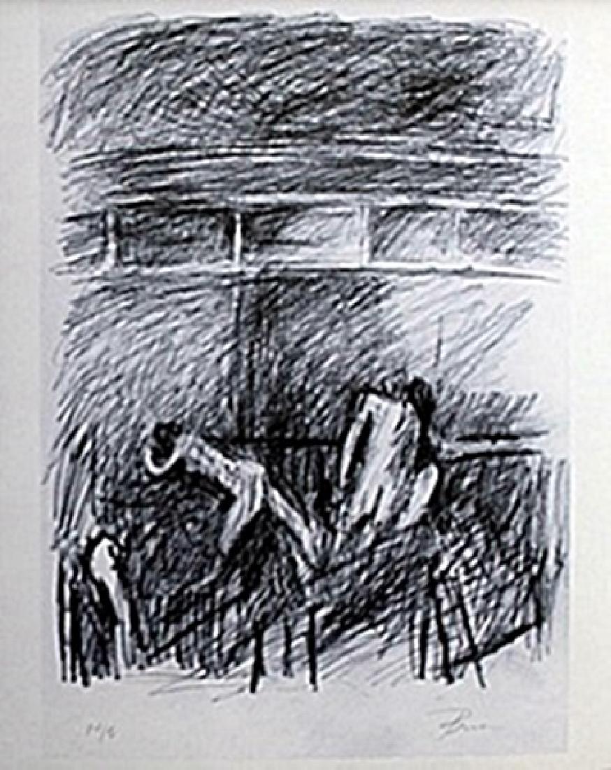 Lithograph William Brice: authentic lithograph William Brice, signed, size approx. 14 x 11 in.