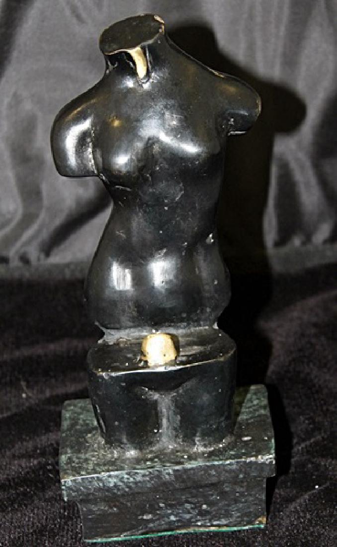 Bronze Sculpture - Salvador Dali: In our opinion a work from the artist’s model, originating in his circle and cast during his lifetime or shortly thereafter, in the manner of Salvador Dali, Bronze Sculpture on a Marble Base.
