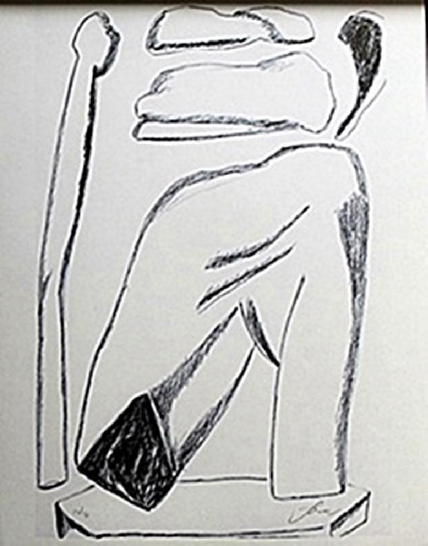 Lithograph William Brice: authentic lithograph William Brice, signed, size approx. 14 x 11 in.